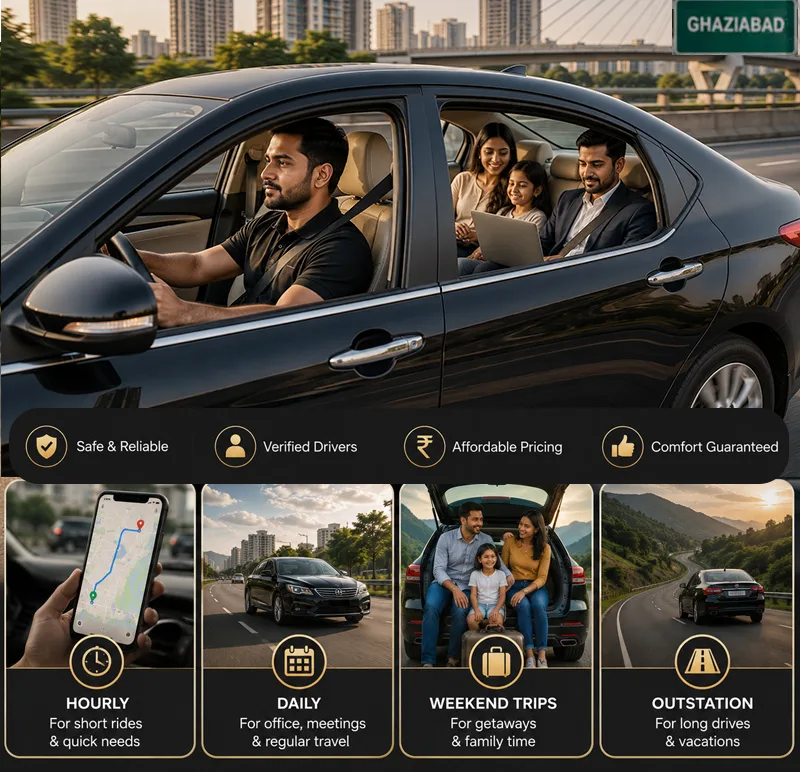 Why More People Hire Car Drivers in Ghaziabad