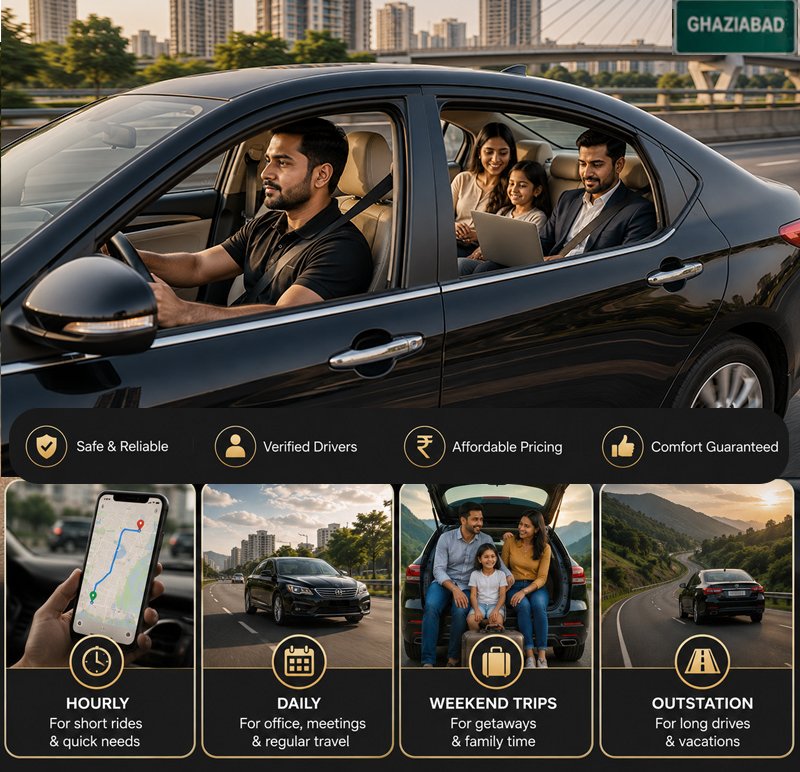 Why More People Hire Car Drivers in Ghaziabad