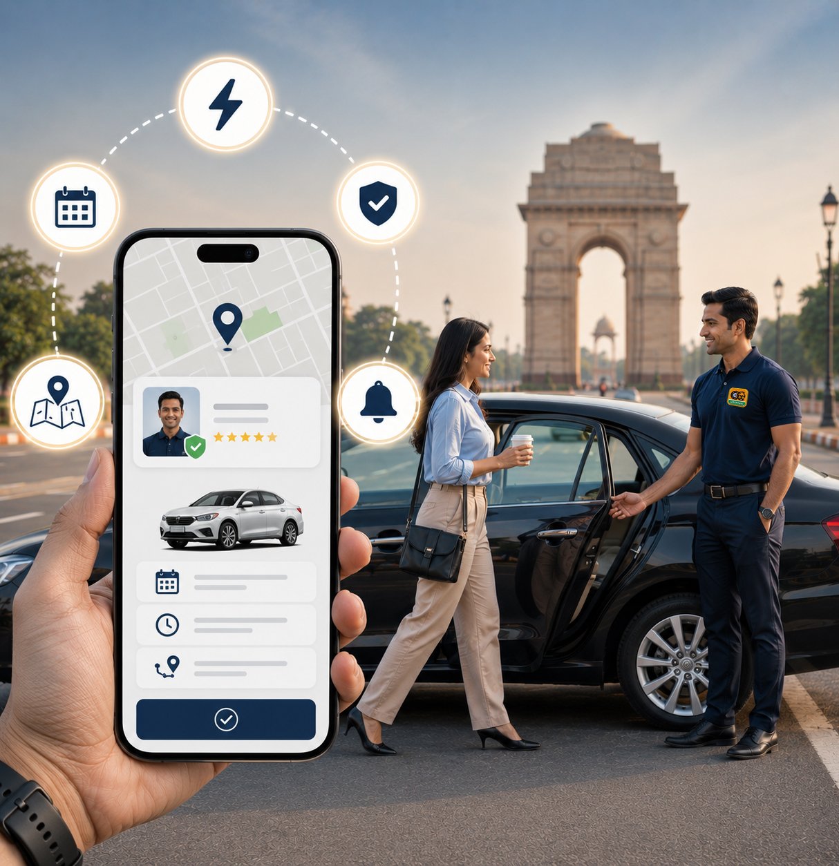 CarChalak Driver Hire App in Delhi