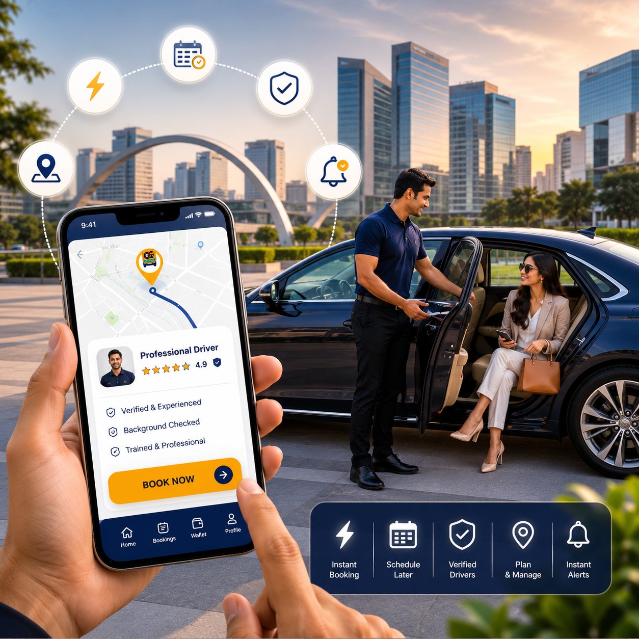 CarChalak Driver Hire App in Gurugram