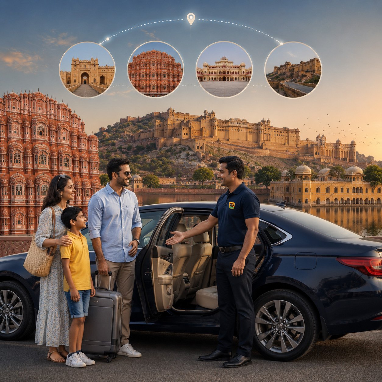 Explore Jaipur with a Professional Driver