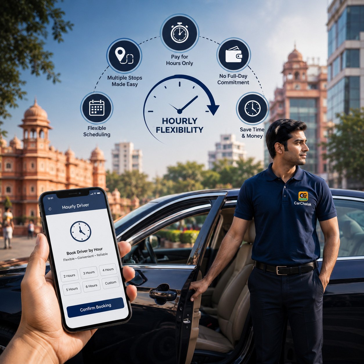 Driver On Call for Hourly Travel in Delhi