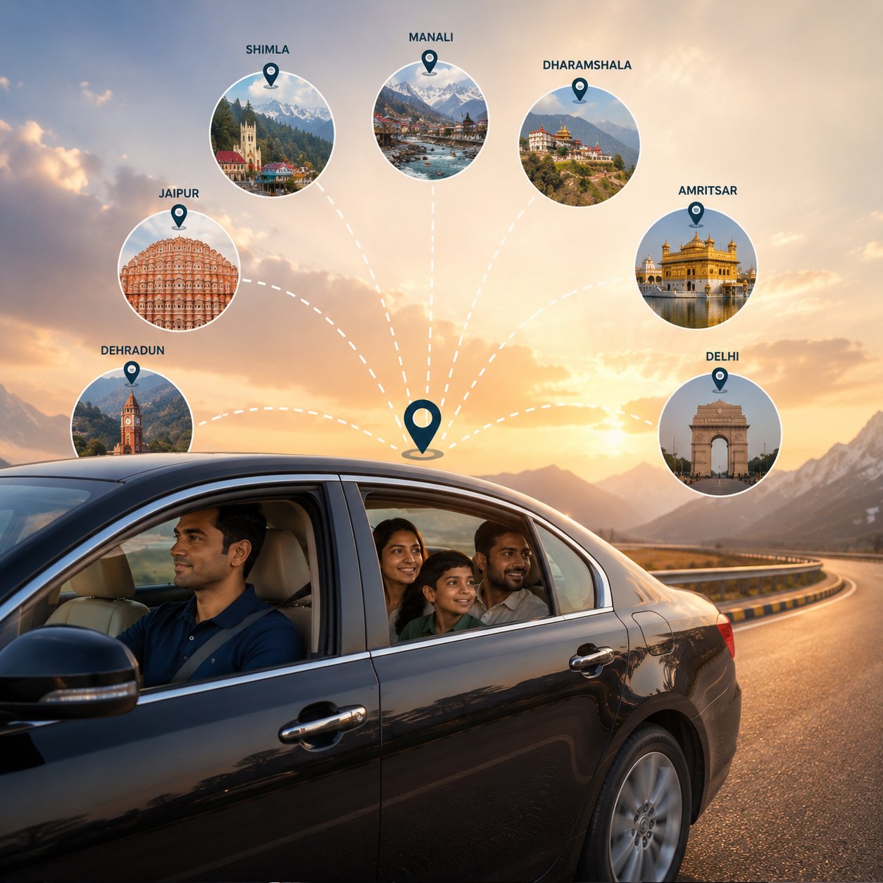 Outstation Driver Service from Mohali