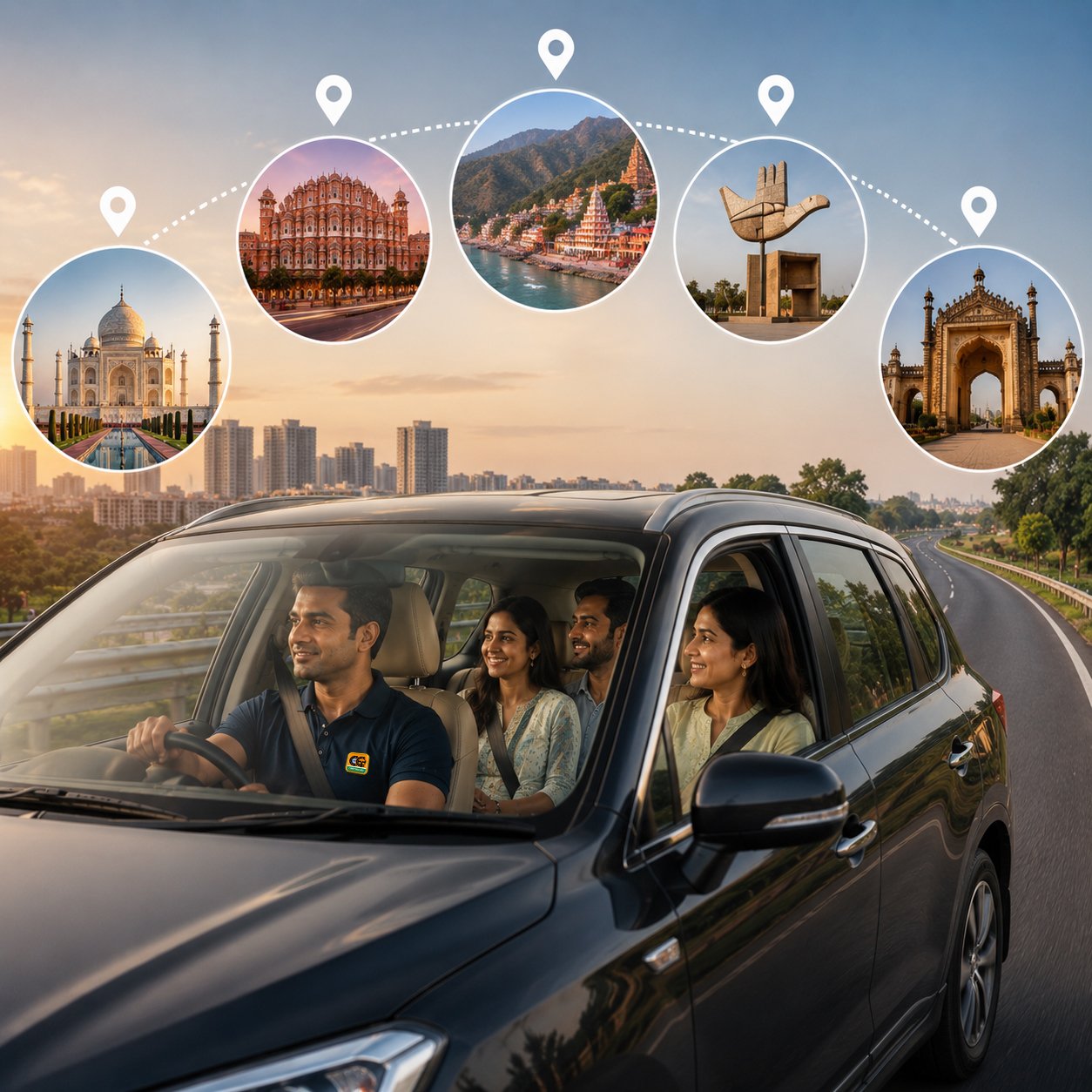 Outstation Driver Service from Noida