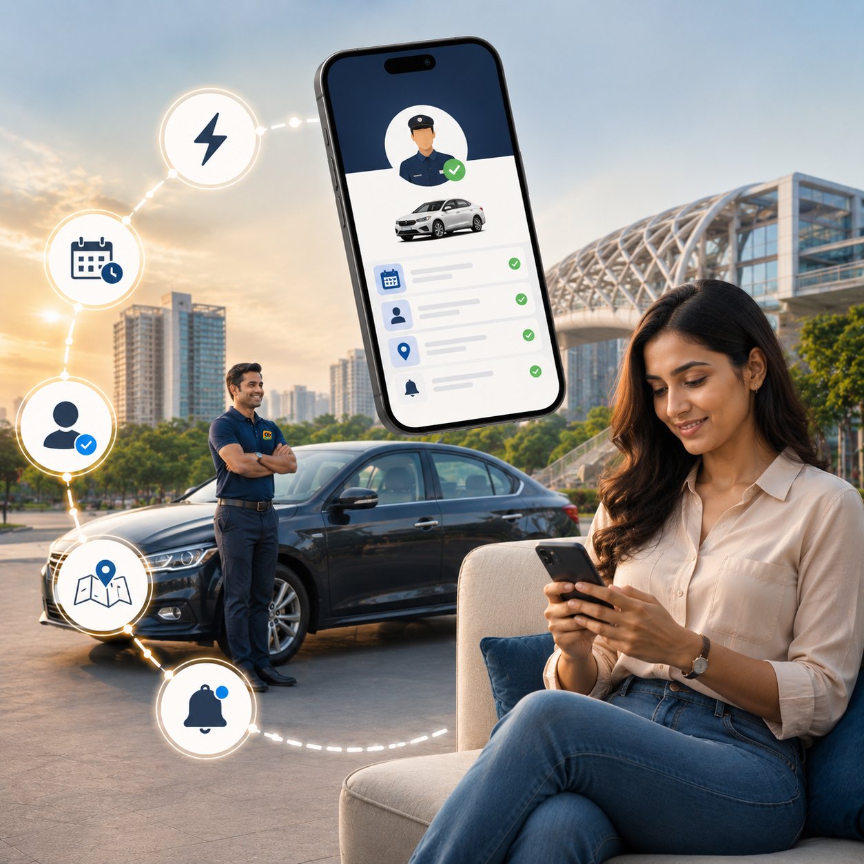 CarChalak Driver Hire App in Noida