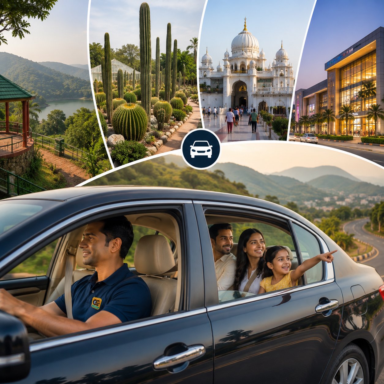 Explore Panchkula with a Professional Driver