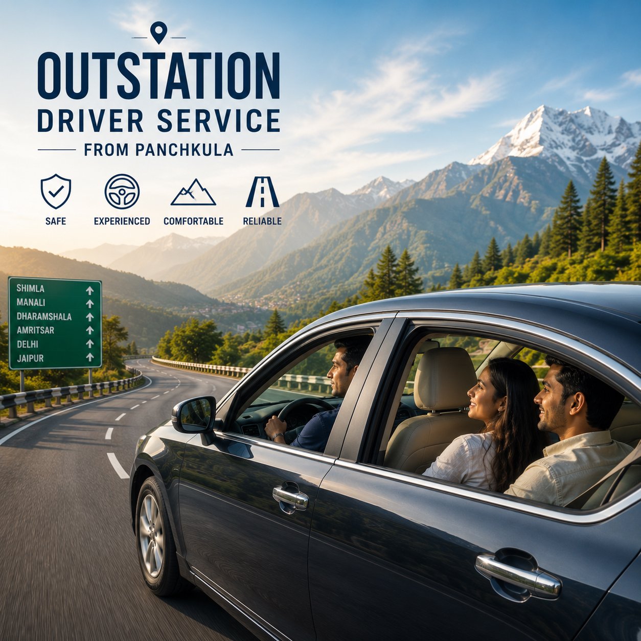Outstation Driver Service from Panchkula