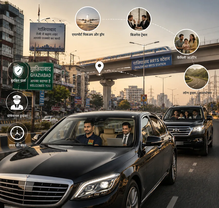 Why More People Hire Car Drivers in Ghaziabad