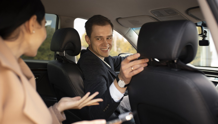 hire a DRIVER FOR CLIENT'SBOSS VISIT