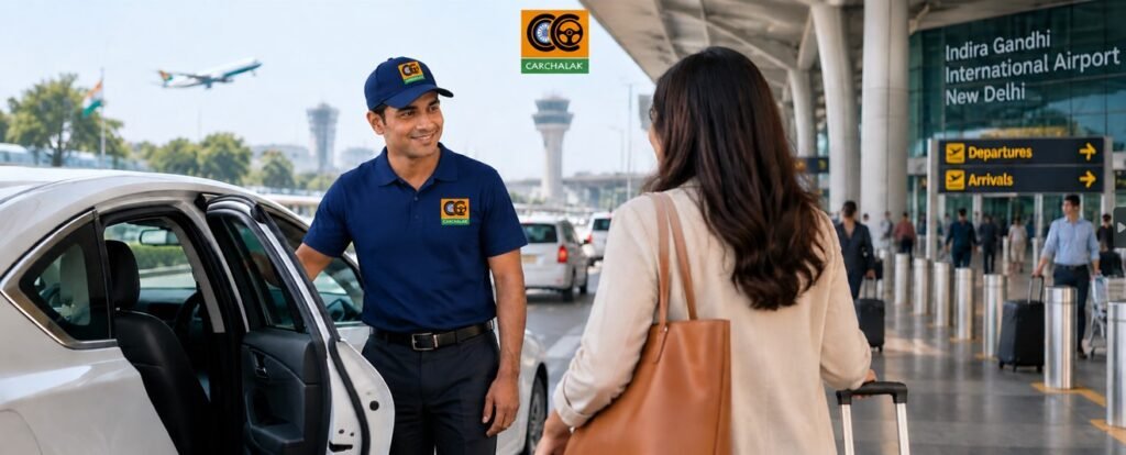 Driver at Delhi Airport