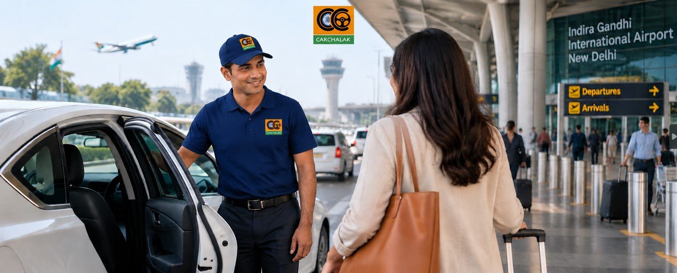 Driver at Delhi Airport