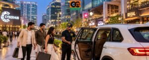 Driver Near Cyber Hub, Gurugram